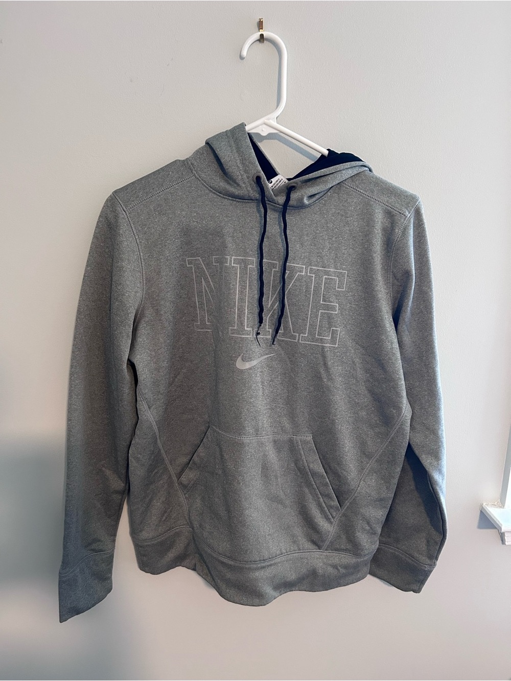 Nike Women’s Gray Pullover Hoodie Sweatshirt